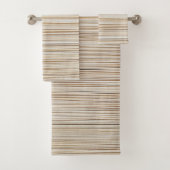 Design de lignes brunes abstraites (En situation)