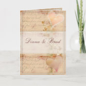 Design de mariage vintage à l'ancienne (Devant)