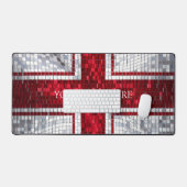 Design de mosaïque du drapeau anglais (Clavier et souris)