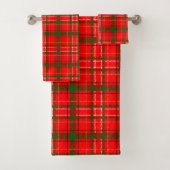 Design de Motif de Noël Tartan rouge (En situation)