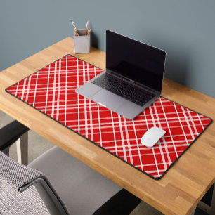 Design de Motif en Tartan blanc rouge