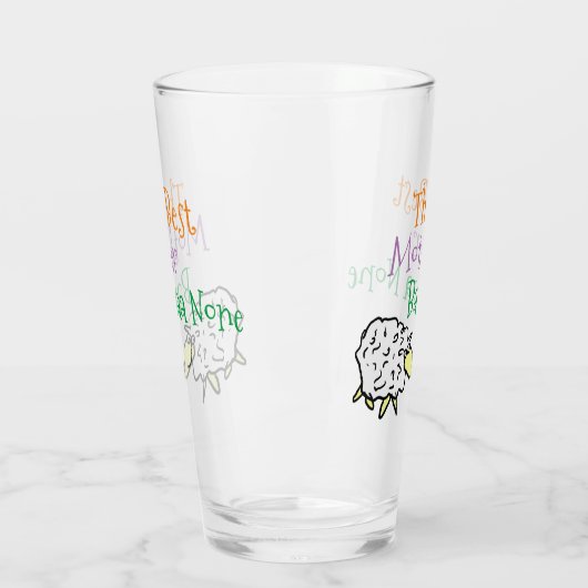 Design de mouton pour le meilleur verre mère (Gauche)