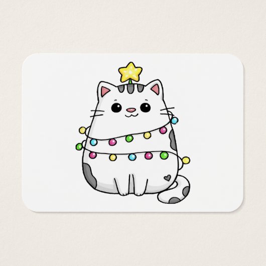 Design de Noël de chat mignon (Dos)