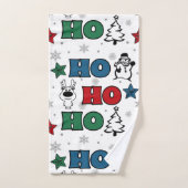 Design de Noël Ho-Ho-Ho (Serviette à main)