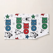 Design de Noël Ho-Ho-Ho (Serviette à main)