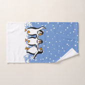 Design de pingouins dansants (Serviette à main)