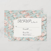 Design de réponse Sakura Cerisier Fleur (Devant / Derrière)