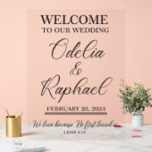 Design de signalisation "Bienvenue au Mariage" (Mariage)