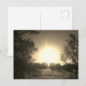 DESIGN DE STYLE ECO SUNSHINE Carte postale (Devant / Derrière)