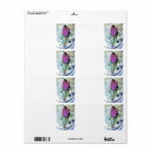 DESIGN DE STYLE Étiquette de adresse (Feuille entière)