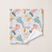 Design de style Motif Memphis, dossier blanc (Gant de toilette)