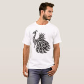 Design de T-shirt couleur Peacock Radiant (Devant entier)