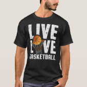 Design de t-shirt de basket pour les amateurs de b (Devant)