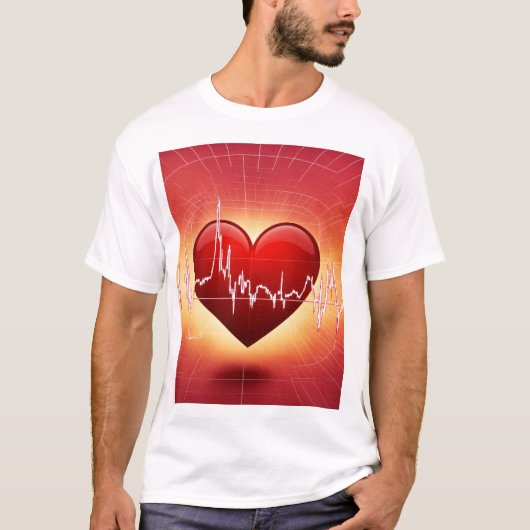 Design de t-shirt en forme de coeur (Devant)