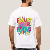 Design de t-shirt "Flaunt Your Flaws" : (Dos)