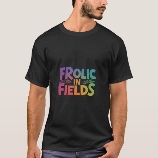 Design de t-shirt Frolic in Fields (Devant)