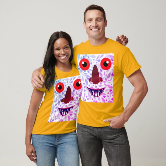 Design de T-shirt ghost effrayant coloré (Unisexe)