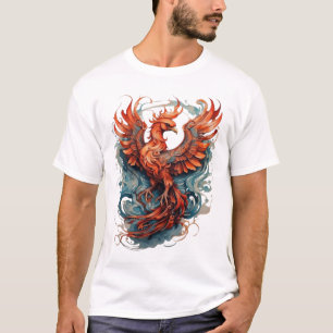 Design de T-shirt inspiré du tatouage Phoenix