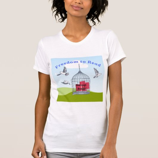 Design de t-shirt "Liberté de lecture" (Devant)