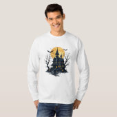 design de t-shirt maison hanté (Devant entier)