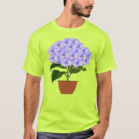 Design de T-shirt plante aux fleurs mignonnes (Devant)
