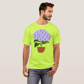 Design de T-shirt plante aux fleurs mignonnes (Devant entier)
