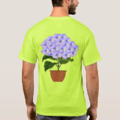 Design de T-shirt plante aux fleurs mignonnes (Dos)