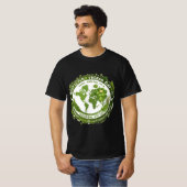 Design de T-shirt pour la Journée Mondiale du Véga (Devant entier)