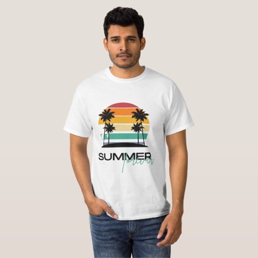 Design de T-shirt Summer Forever (Devant entier)