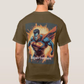 Design de T-shirt Superheroes (Dos)