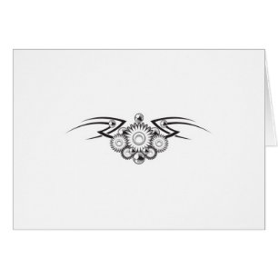 Design de tatouage à fleurs Aztec