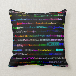 Design de texte de Boston I Lance Oreiller