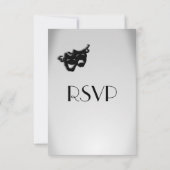 Design de théâtre RSVP avec choix de menu (Dos)