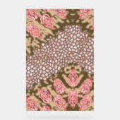 Design de tissu complexe avec motifs floraux (Recto)