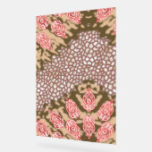 Design de tissu complexe avec motifs floraux (Angle)