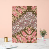 Design de tissu complexe avec motifs floraux (Mariage)