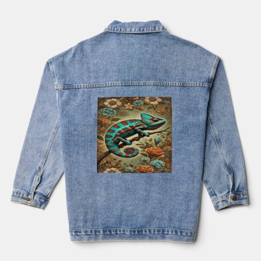 Design de veste Denim de Chameleon (Verso)