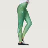 Design d'encre verte Leggings (Droite)