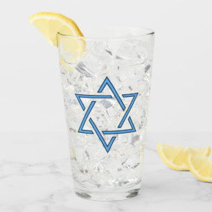 Design d'étoile juive verre