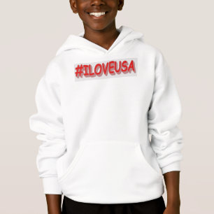 Design d'expression mignon "#ILOVEUSA". Commandez