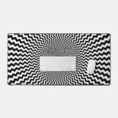 Design d'illusion optique noir blanc (Clavier et souris)
