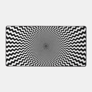 Design d'illusion optique noir blanc