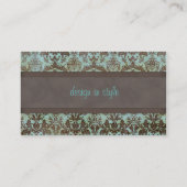 Design d'intérieur 3 de carte de visite de la (Dos)