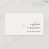 Design d'intérieur Carte de visite (Dos)