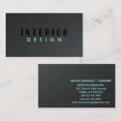 Design d'intérieur - cartes de visite (Devant / Derrière)
