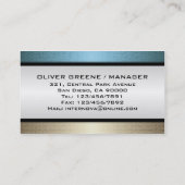 Design d'intérieur - cartes de visite (Dos)