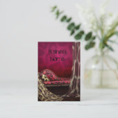 Design d'intérieur d'affaires de carte de profil (Debout devant)