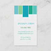 Design d'intérieur designer chameleon carte de vis (Dos)