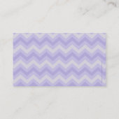 Design d'intérieur zigzag violet gris carte de vis (Dos)