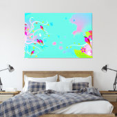 Design d'oiseaux Art Mur toile (Insitu(Chambre))